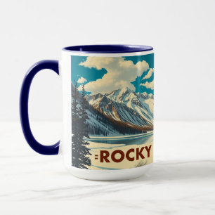 Caneca Elevação da Divisão Continental das Montanhas Roch