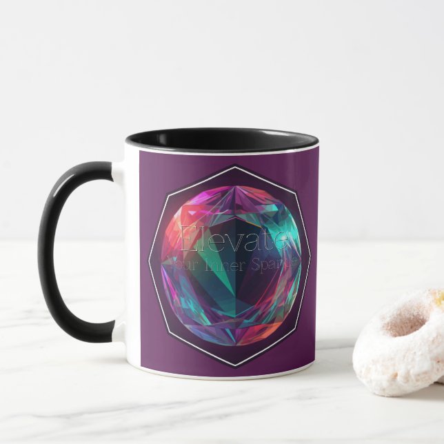 Caneca Eleve seu brilho interior (Com Donut)