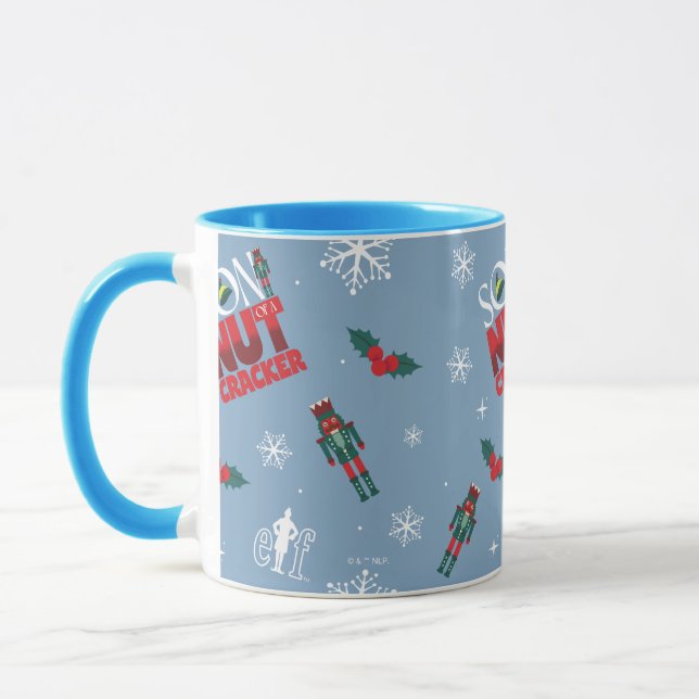 Caneca Elf "Filho de um Quebra-Nozes" Padrão de inverno (Esquerda)