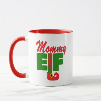 Caneca Elf mamãe