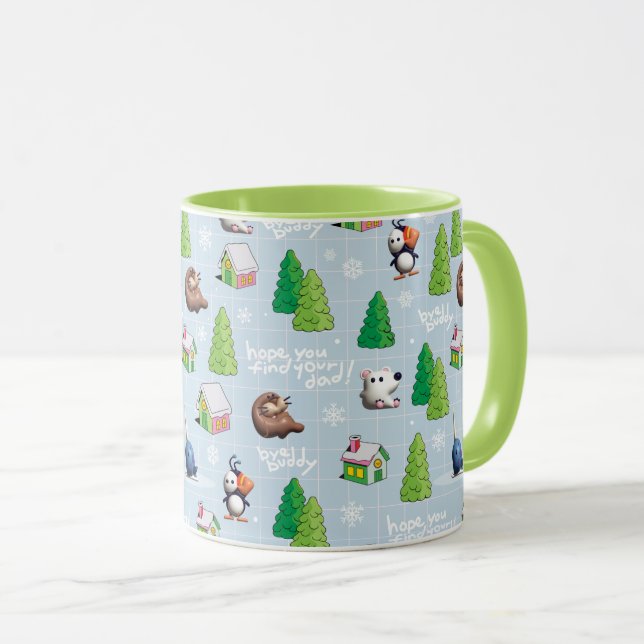 Caneca Elf o Filme | Tchau Amigo Espero Que Encontrem O S (Frente Esquerda)