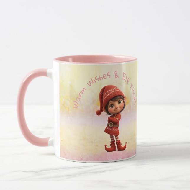Caneca Elfo Enfeitiçado | Natal do Polo Norte (Esquerda)