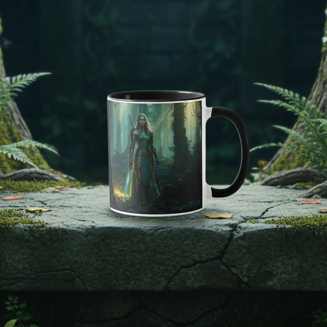 Caneca Elfo Guardião do Reino Encantado (Criador carregado)
