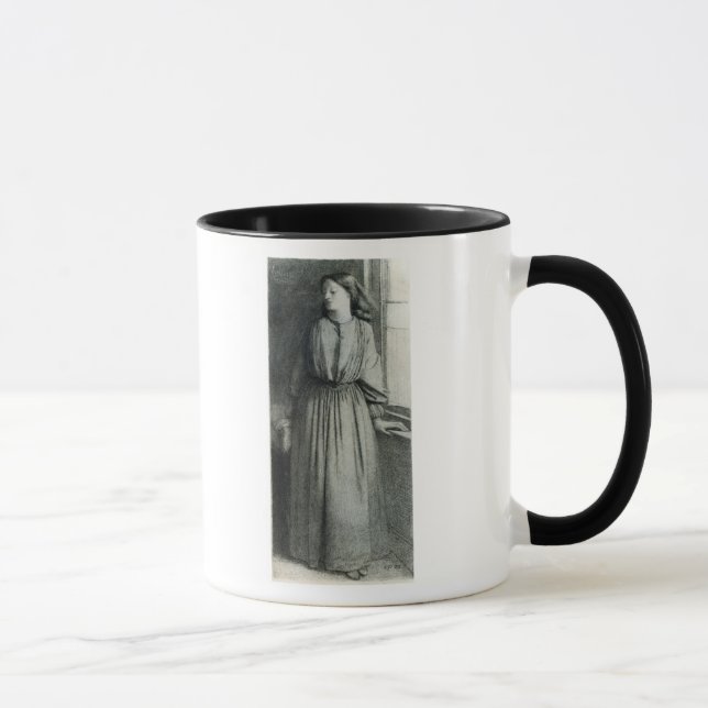 Caneca Elizabeth Siddal, em maio de 1854 (Direita)
