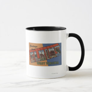 Caneca Elkins, Virgínia Ocidental - Cenas com Letras Gran