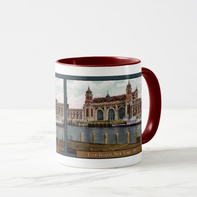 Caneca Ellis Island Coffee Mug (Frente Esquerda)