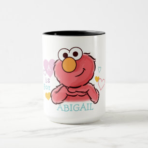 Caneca Elmo Adorável Adicione seu próprio nome