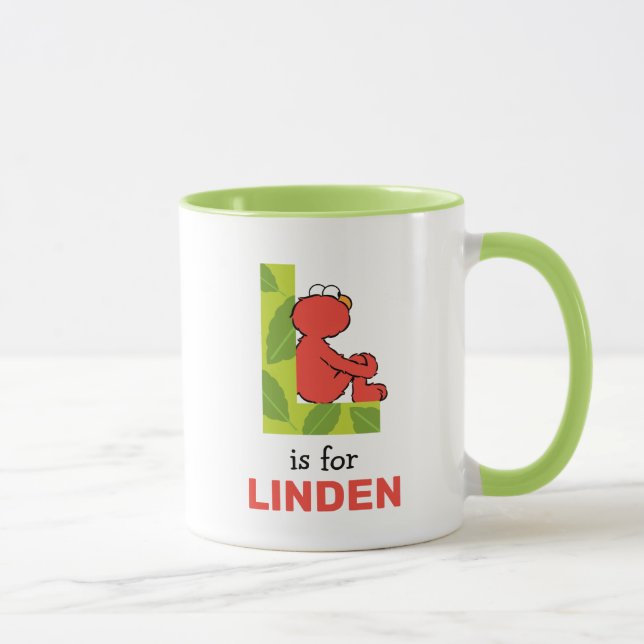 Caneca Elmo Alfabeto | L Folha (Direita)