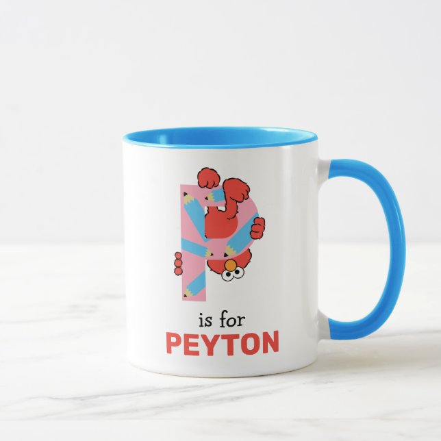 Caneca Elmo Alfabeto | P Lápis (Direita)