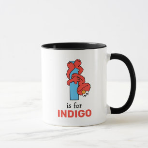 Caneca Elmo Alphabet I Azul
