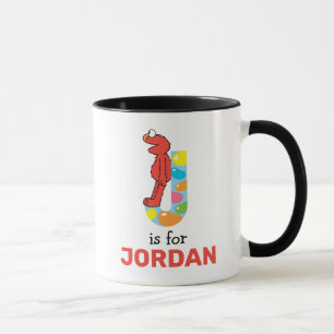 Caneca Elmo Alphabet J Jelly Bean