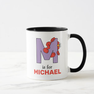 Caneca Elmo Alphabet M Roxo