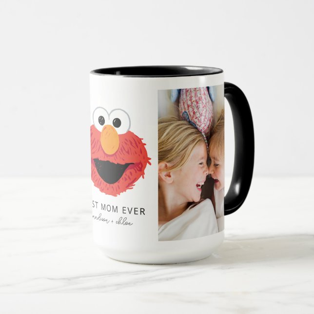 Caneca Elmo Big Face | Melhor mãe - Foto (Frente Esquerda)