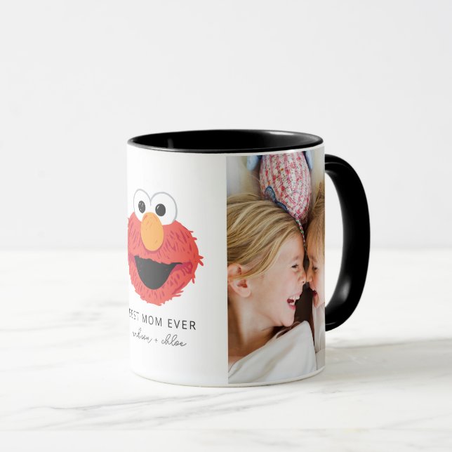 Caneca Elmo Big Face | Melhor mãe - Foto (Frente Esquerda)