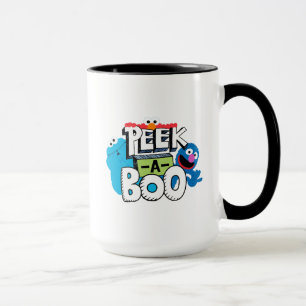 Caneca Elmo, Cookie e Grover  Peek-a-Boo