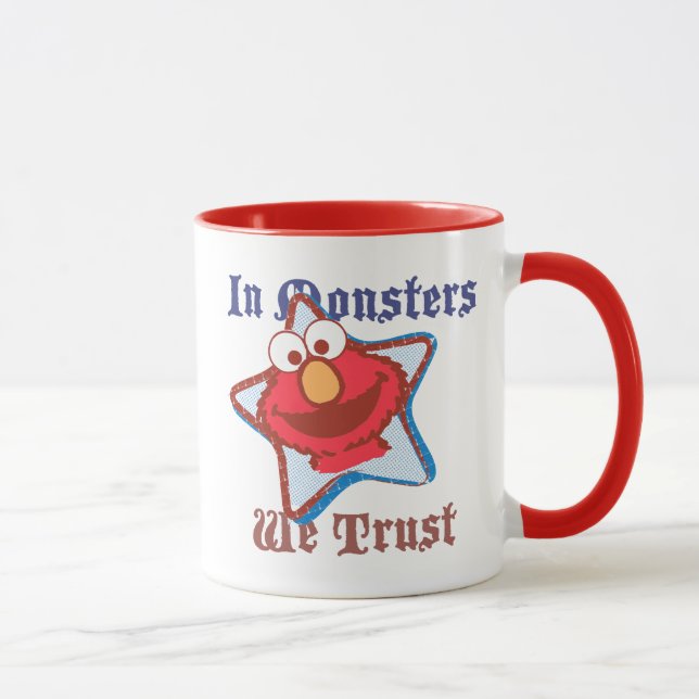Caneca Elmo - Em Monstros Confiamos (Direita)