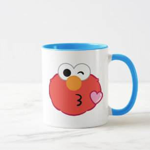 Caneca Elmo Rosto Jogando Um Beijo