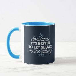 Caneca Eloquent Silence Cote Art para o Decor Sereno