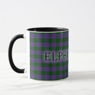 Caneca Elphinstone Tartan com o Sobrenome