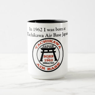 Caneca Em 1962 eu era nascer na Base Aérea de Tachikawa,