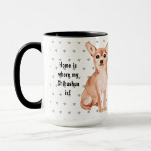 Caneca Em Casa, Meu Chihuahua Está Cachorando Pai