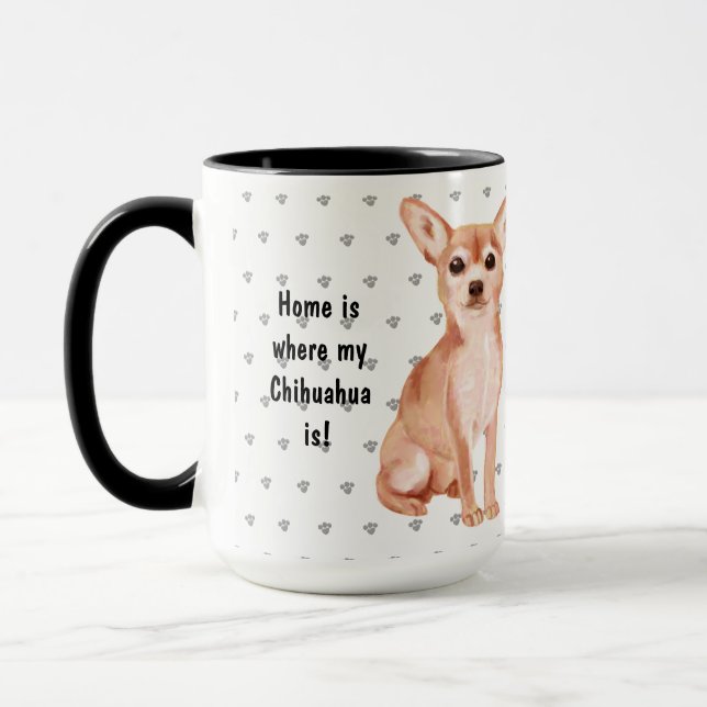 Caneca Em Casa, Meu Chihuahua Está Cachorando Pai (Esquerda)