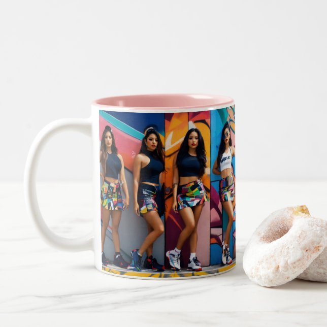 Caneca em Dois Tons (Com Donut)