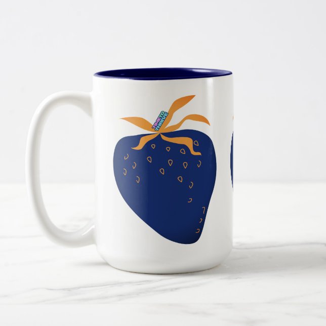 CANECA EM DOIS TONS - DELICADEZA ABSTRATA (Esquerda)