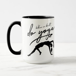 Caneca Em Dúvida, Faça Yoga