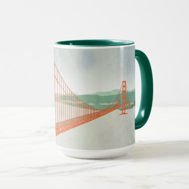 Caneca Em golden gate bridge (Frente Esquerda)