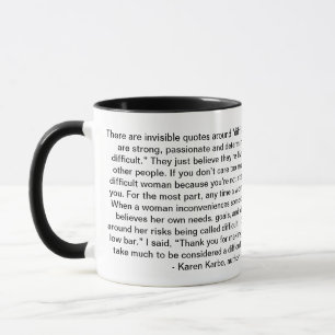 Caneca Em louvor das mulheres difíceis