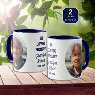 Caneca Em Memória Afetuosa 2 Lembrança de Memorial de Fot
