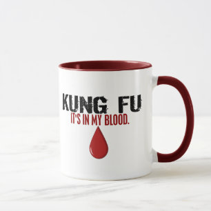 Caneca Em meu sangue KUNG FU