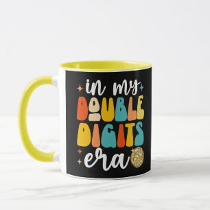 Caneca Em Meus Dois Dígitos Era Engraçado 10º aniversário