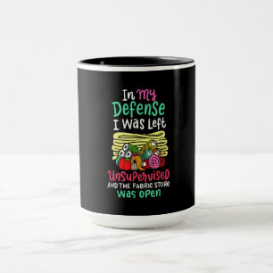 Caneca Em Minha Defesa, Fui Deixado Sem Supervisão
