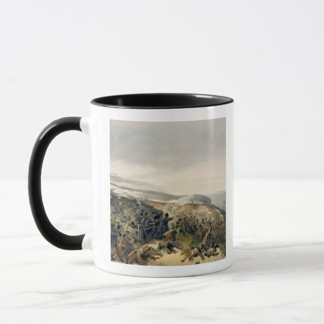 Caneca Em segundo carga das guardas em Inkerman, 5o Novem (Esquerda)
