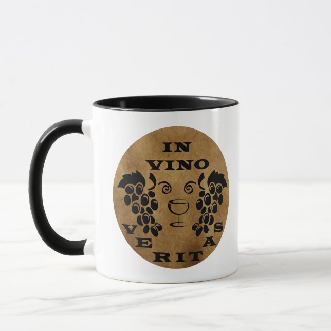 Caneca Em vino veritas (Esquerda)