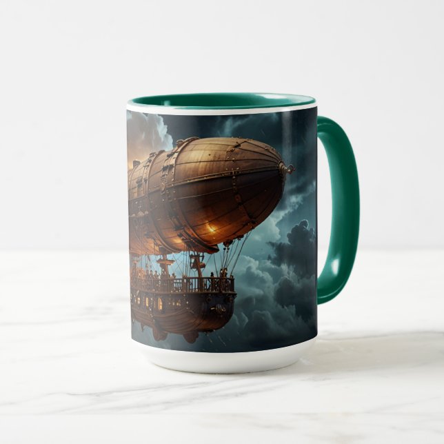 Caneca Embarcação submersível de vapor (Frente Esquerda)