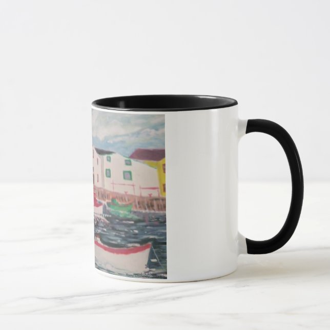 Caneca Embarcações de pesca nos Países Baixos e no Canadá (Direita)