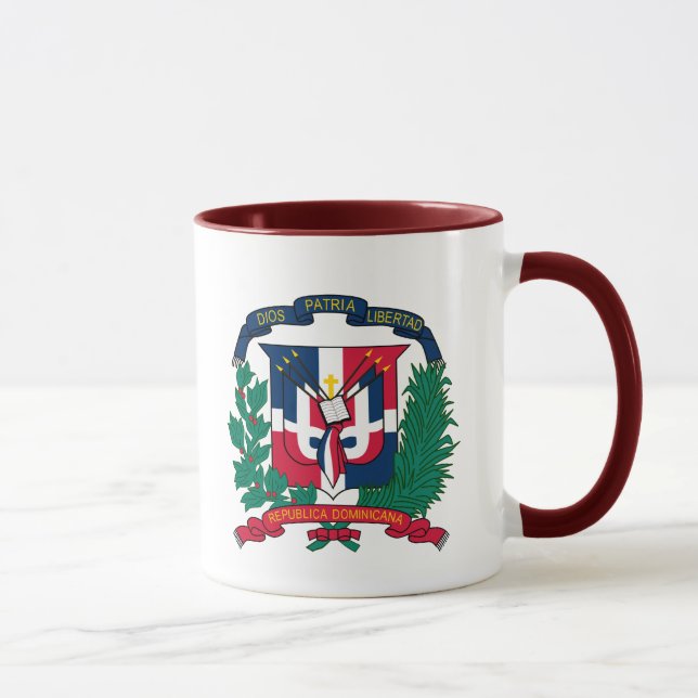 Caneca emblema da República Dominicana (Direita)