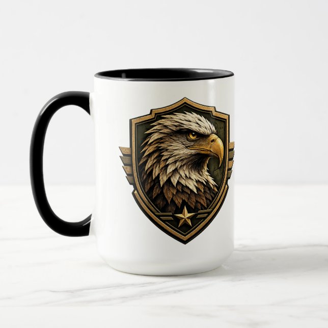 Caneca Emblema de Águia Militar (Esquerda)