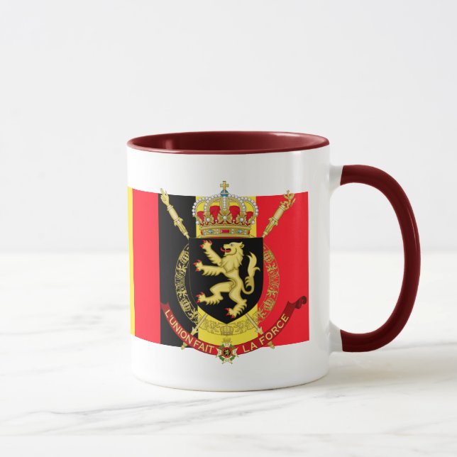 Caneca emblema de Bélgica (Direita)