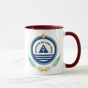 Caneca emblema de cabo verde