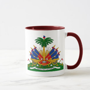 Caneca emblema de haiti