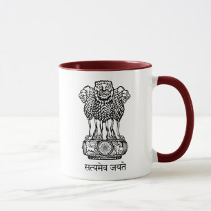 Caneca emblema de india