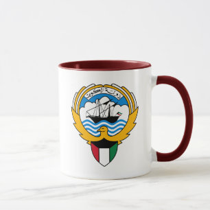 Caneca emblema de kuwait