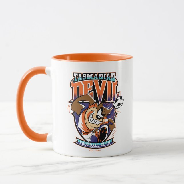 Caneca Emblema do Clube de Futebol Tasmanian Devil (Esquerda)