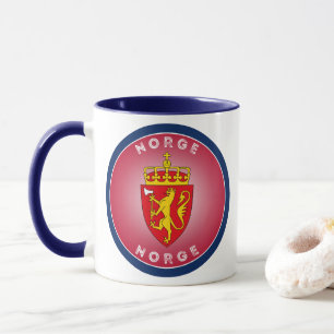 Caneca Emblema do Patrimônio da Noruega