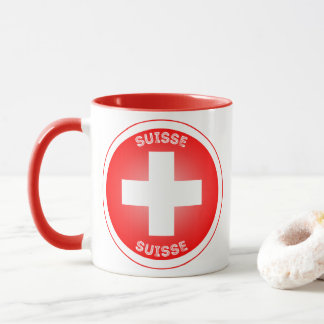 Caneca Emblema do Patrimônio da Suíça