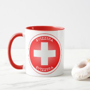 Caneca Emblema do Patrimônio da Suíça